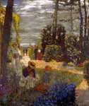 Edouard Vuillard - The Terrace at Vasouy, the Garden